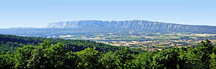 Mount Sainte-Victoire as seen from Chateau Grand Boise