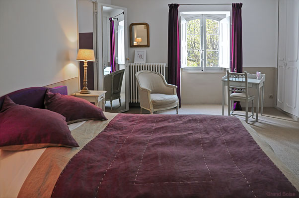 Parme bedroom - Bastide of Chateau Grand Boise