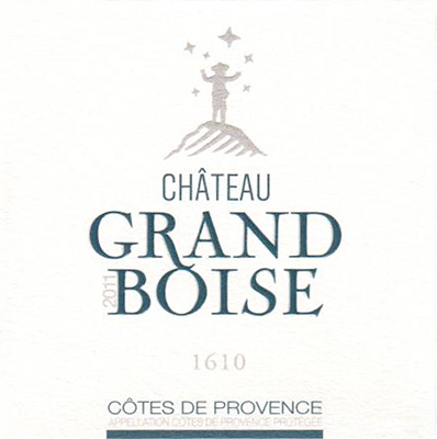 Label Chateau Grand Boise Cuvée 1610