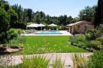 The swimming pool of the Bastide  of Chateau Grand Boise